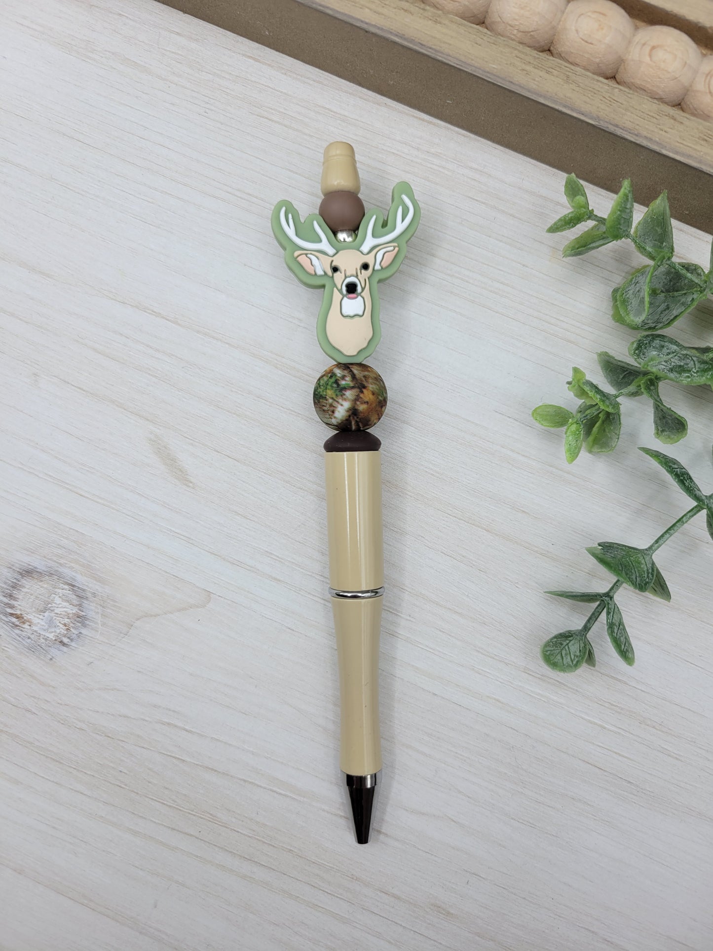 Green Deer Head Pen