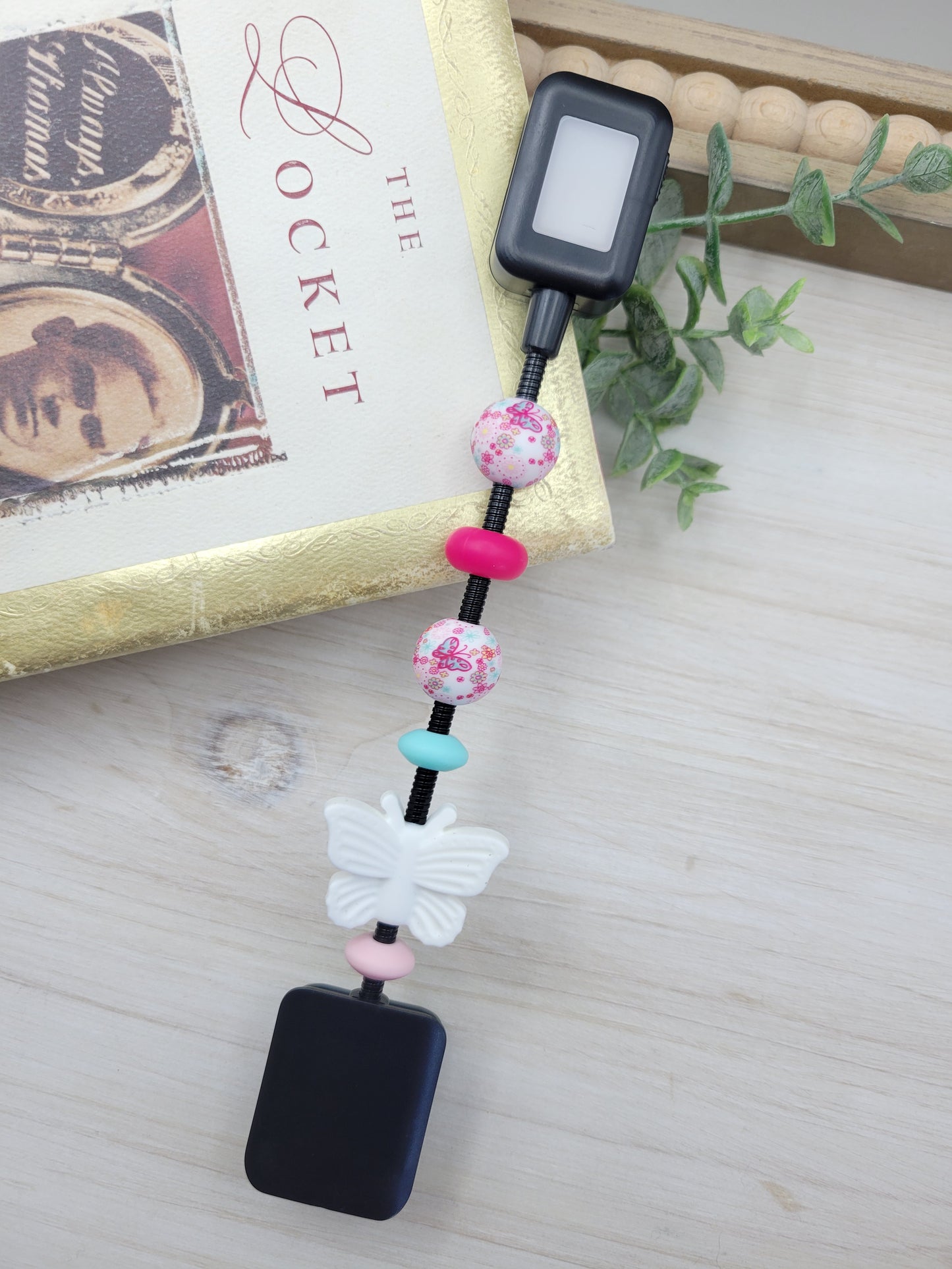 White Butterfly Reading Light