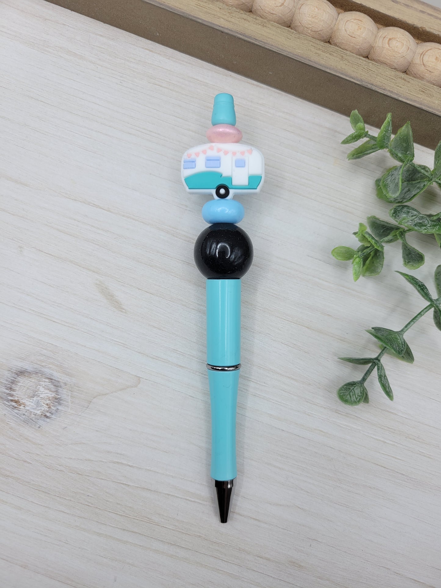 Light Teal Camper Pen