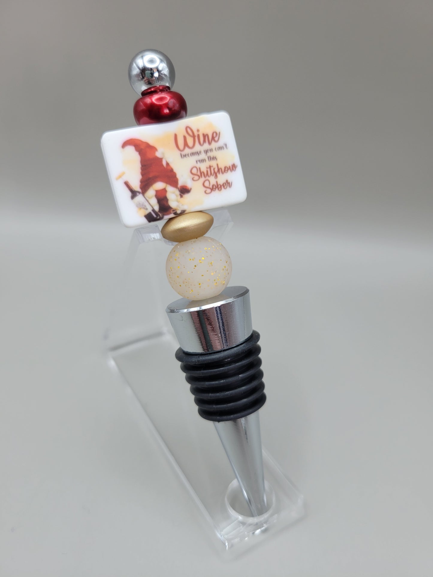 Gnome Wine Bottle Stopper
