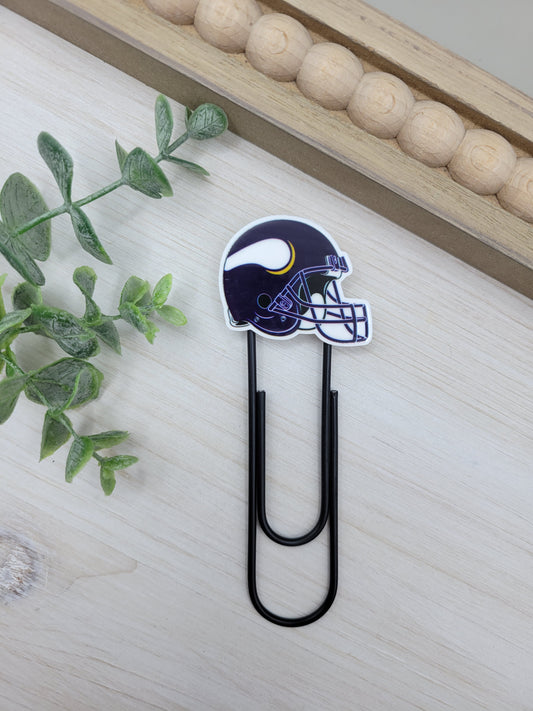MN Football Helmet Jumbo Paperclip