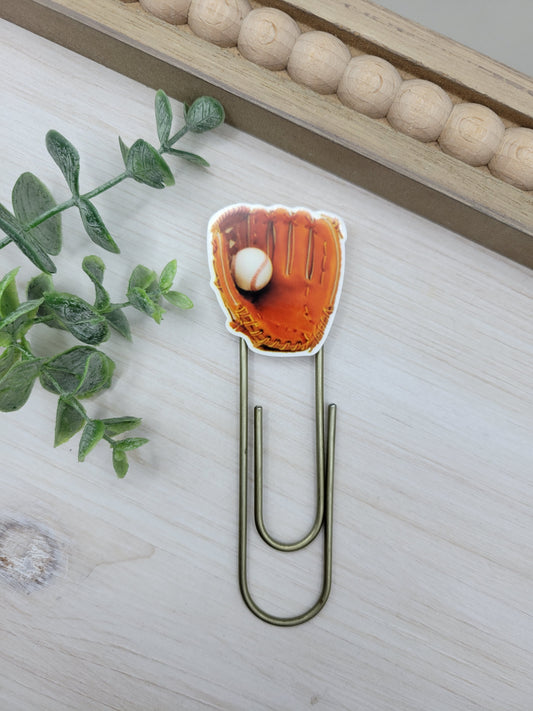 Baseball & Glove Jumbo Paperclip