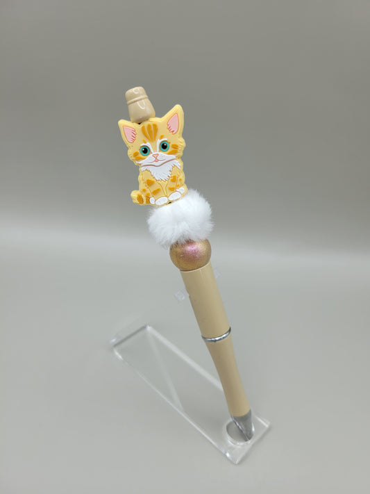 Orange Kitty Pen
