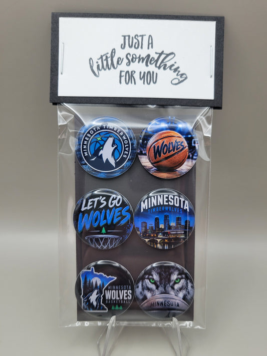MN Timberwolves Magnets