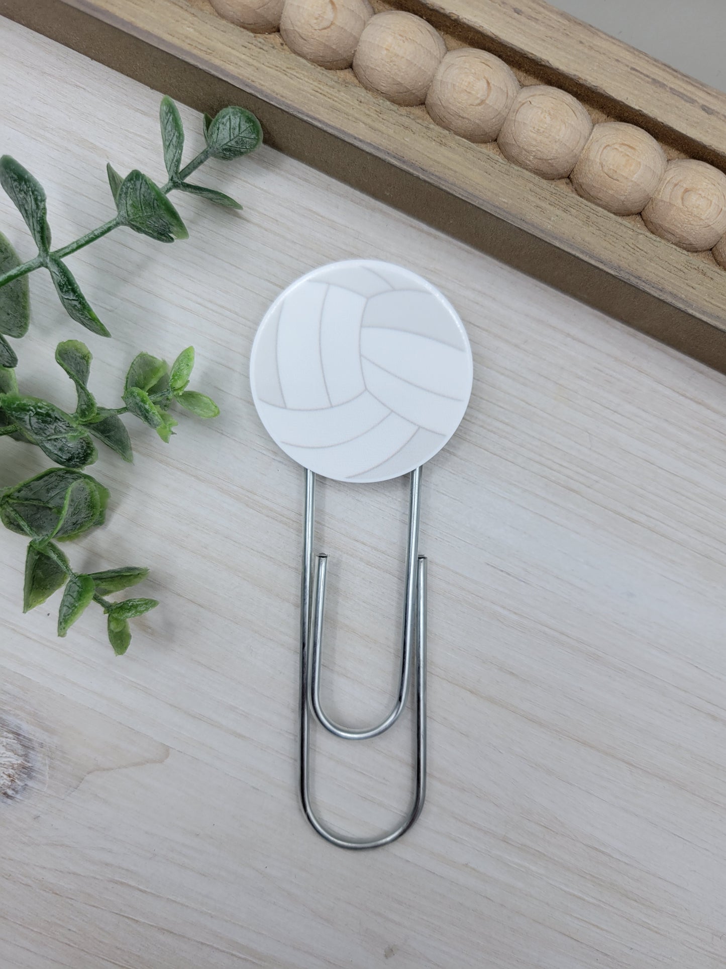 Volleyball Jumbo Paperclip