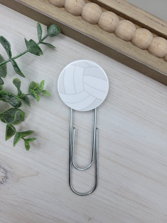 Volleyball Jumbo Paperclip