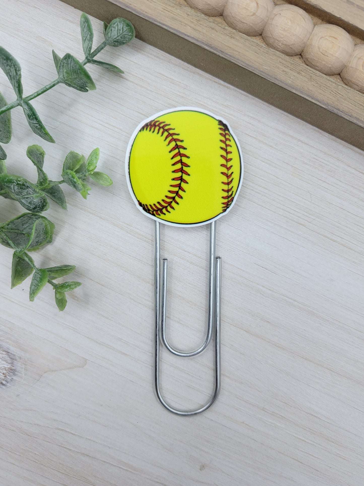 Softball Jumbo Paperclip