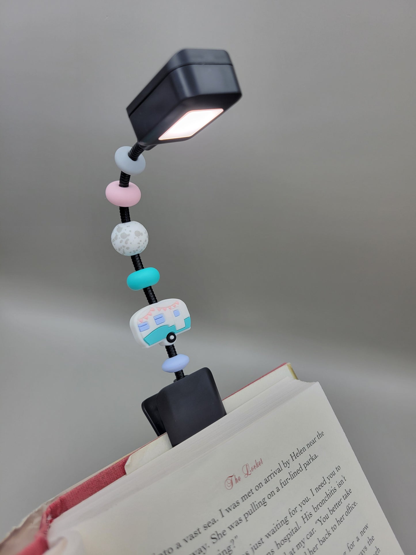 Teal Camper Reading Light