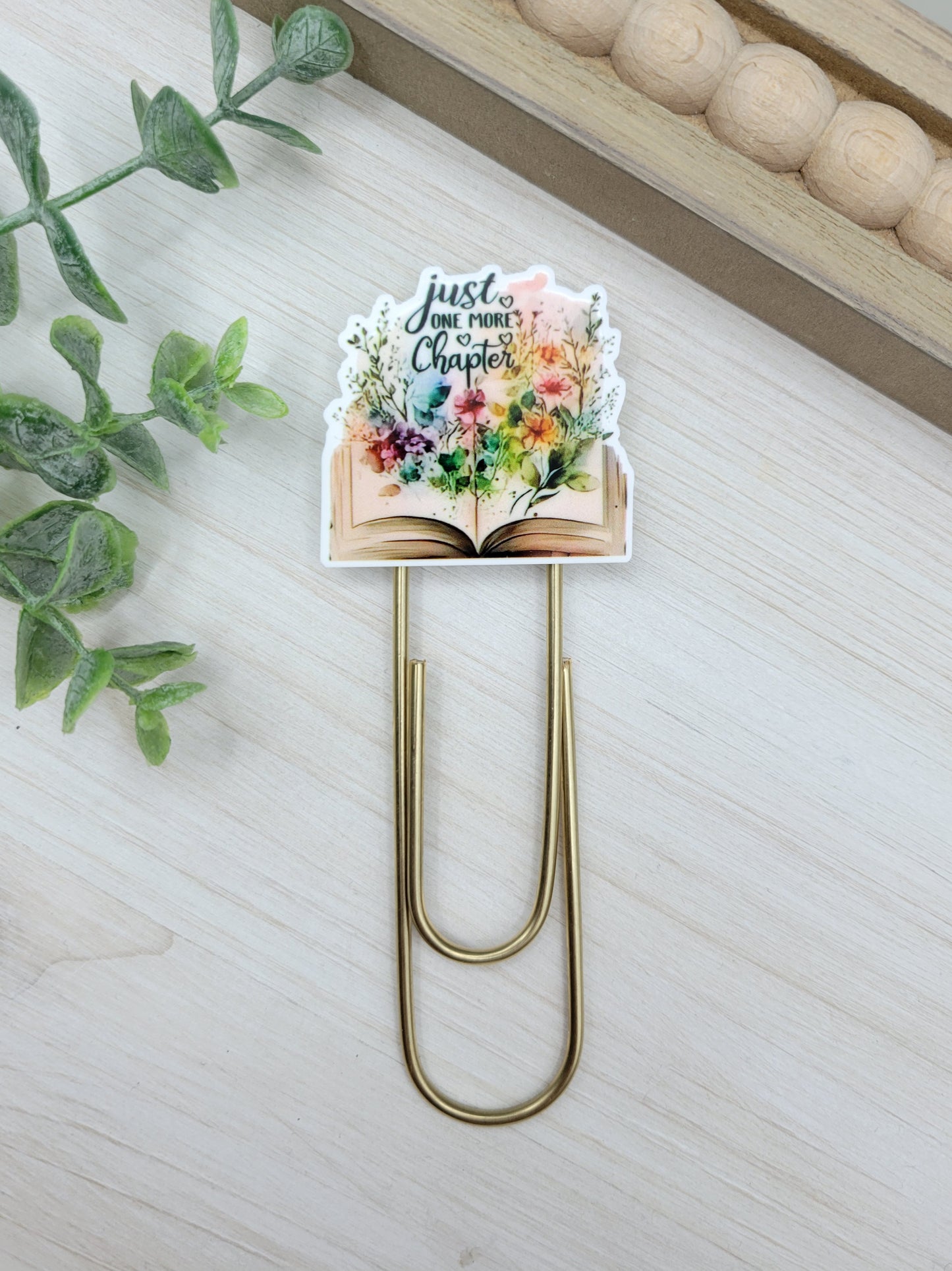 Just One More Chapter Jumbo Paperclip