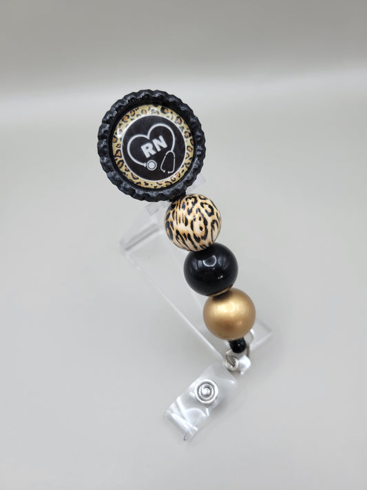 RN Leopard Badge Reel