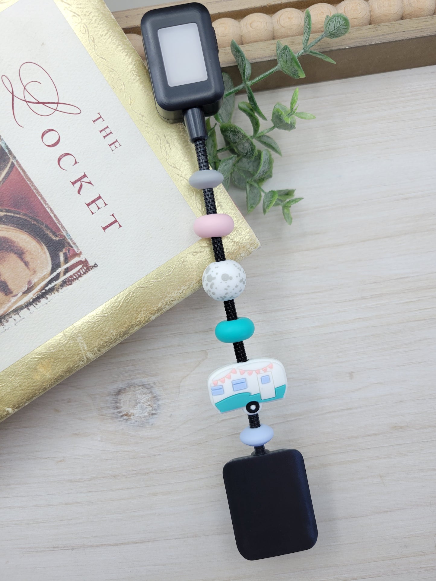 Teal Camper Reading Light